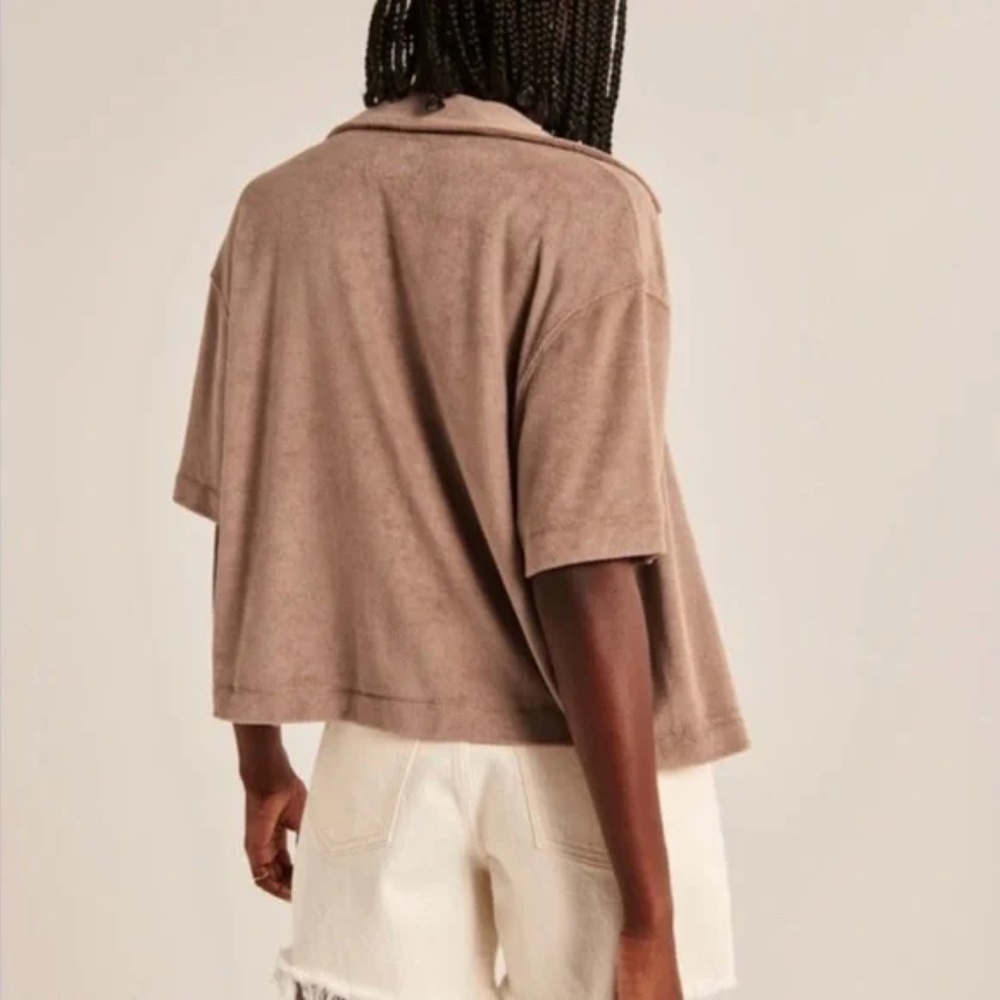 A&F Soft A&F Collection Terry Cloth Top - image 3